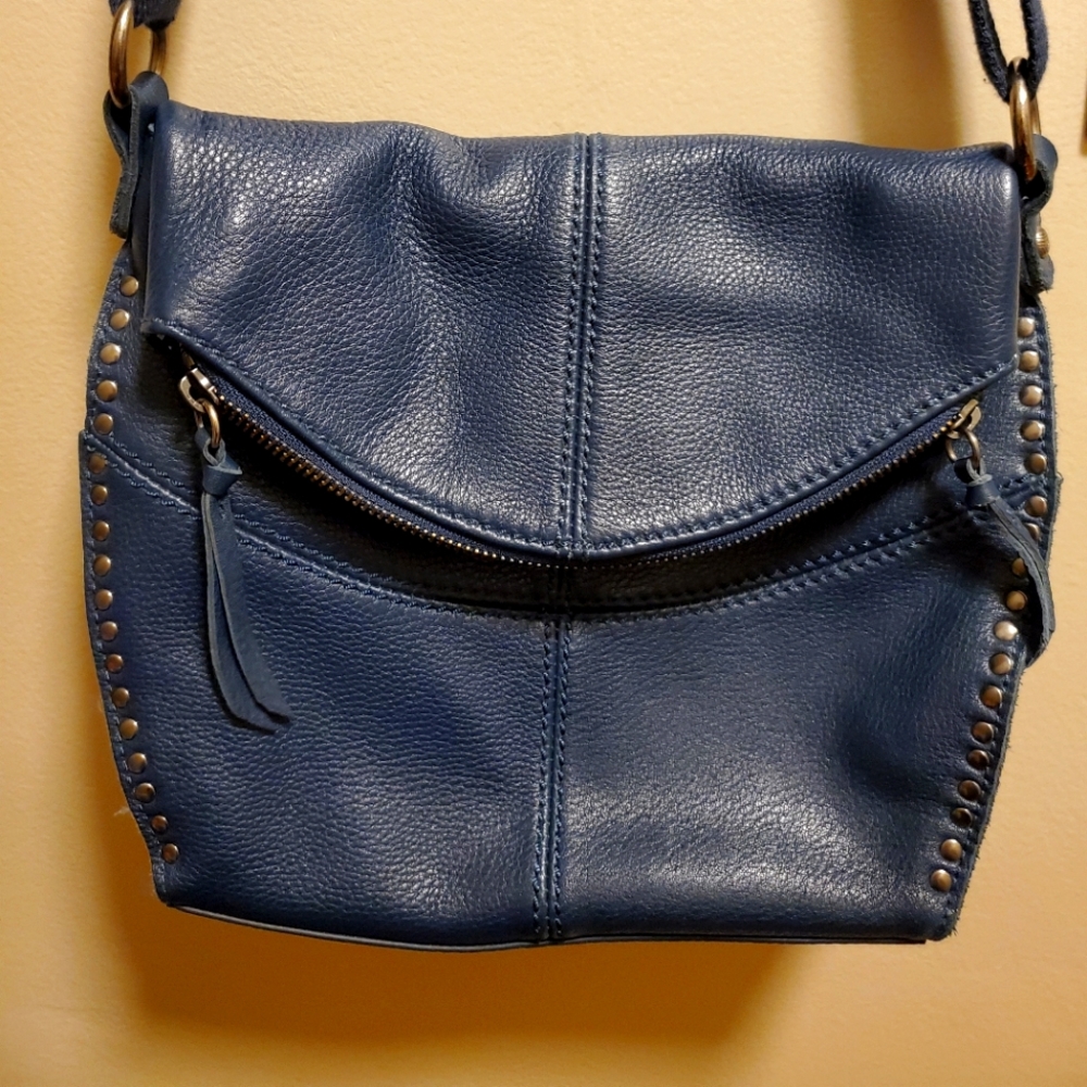 The Sak Navy blue leather hobo bag - NEW